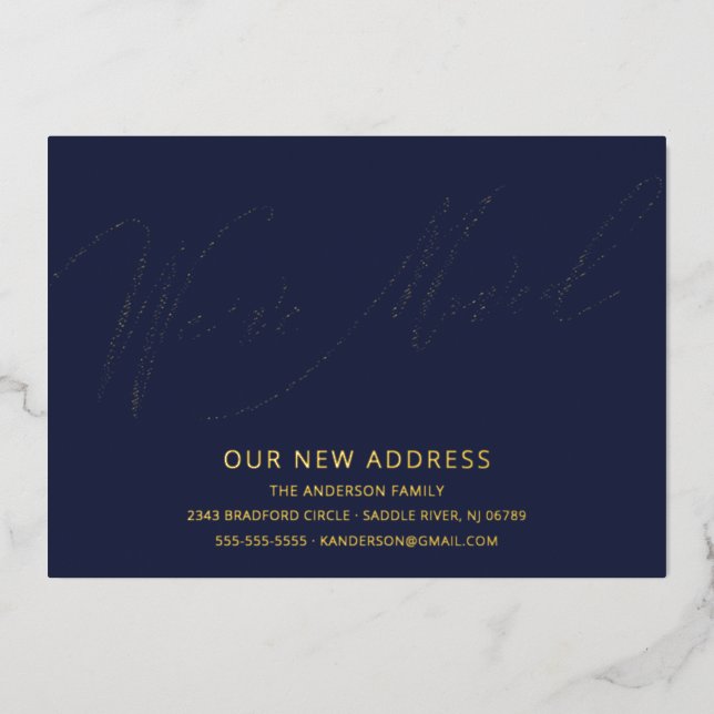 Guión moderno Hemos movido la Invitación (Anverso)