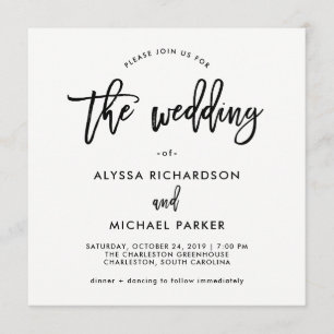 Guión moderno   Invitación a la boda