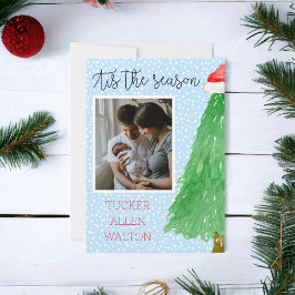 Guión moderno Invitación infantil Navidad foto