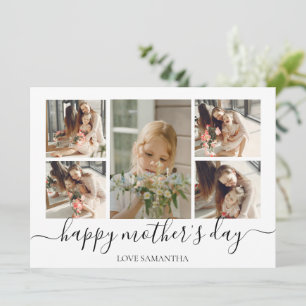 Guión moderno simple 5 Foto Feliz Día de la Madr