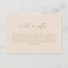 Guión Moderno Una Nota Sobre Los Regalos