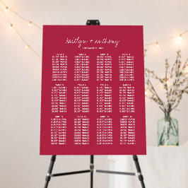 Guión moderno Viva Magenta Boda minimalista