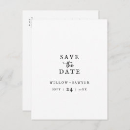 Guión rústico Guardar la postal del anuncio de fec