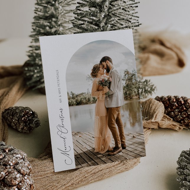 guión simple anuncio de boda de vacaciones en arco (Subido por el creador)