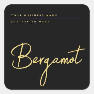 Guión simple etiqueta de producto para el frasco n