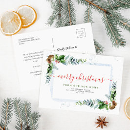 Guión simple Feliz Navidad en movimiento invitació