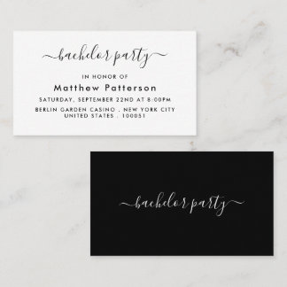Guión simple - Invitación a entradas para el parti