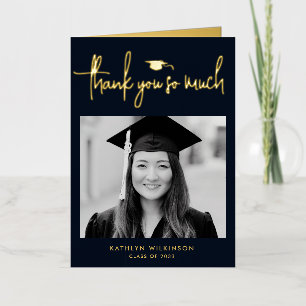 Guión simple moderno de agradecimiento de graduaci