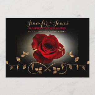 Guión simple y elegante   Invitación a la boda mod