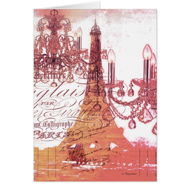 guiones naranjas chandelier paris eiffel tower (Frente)