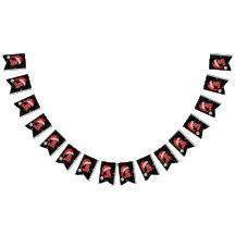 Guirnalda de banderines de la colección de nieve D