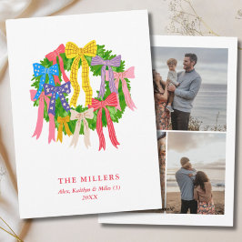 Guirnalda de Navidad Colorida Diversión Lazos 3 Fo