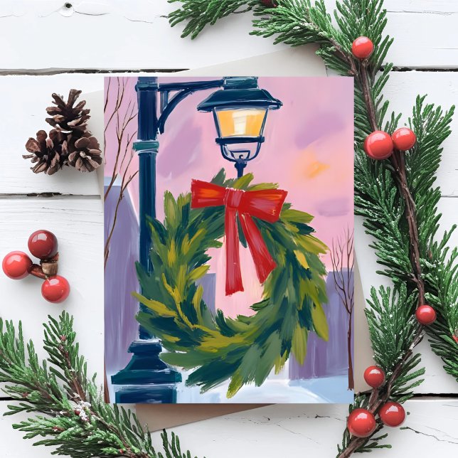 Guirnalda de Navidad Poste de Luz de la Ciudad Acu (Subido por el creador)