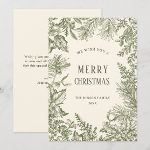 Guirnalda de Navidad Retro Boho Country Funky