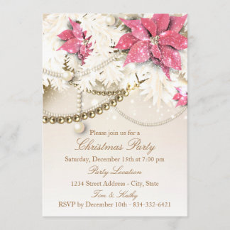Guirnalda de Navidad Rosa | Invitación para Fiesta