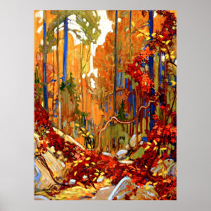 Guirnalda de otoño, arte fino de Tom Thomson,