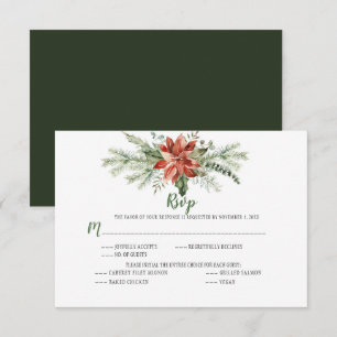 Guirnalda de poinsettia roja perenne Navidad RSVP