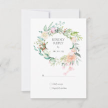 Guirnalda de vegetación de rosas del bosque RSVP f