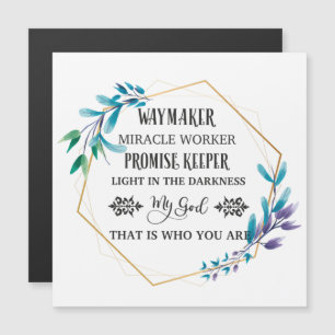 Guirnalda floral cristiana