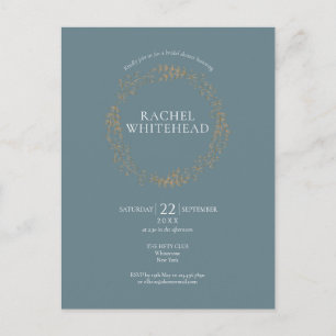 Guirnalda floral elegante   Invitación a la fiesta