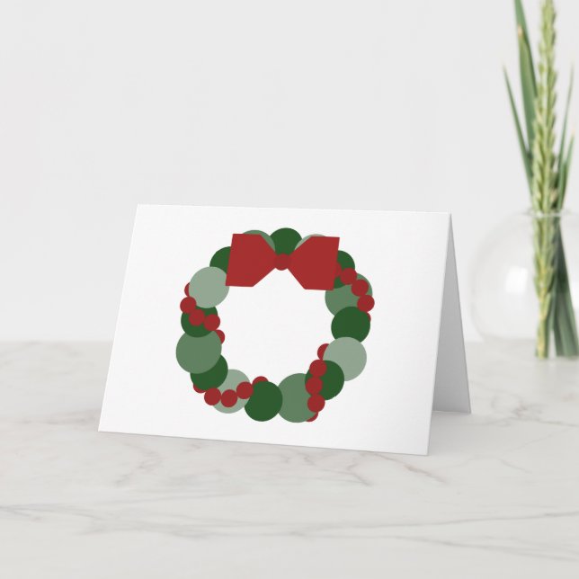 Guirnalda geométrica del navidad (Anverso)