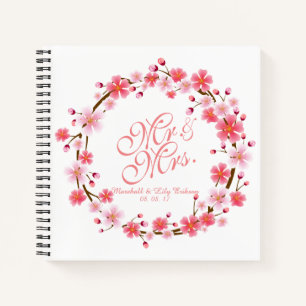 Guirnalda personalizada de flor de cerezo   Libro 