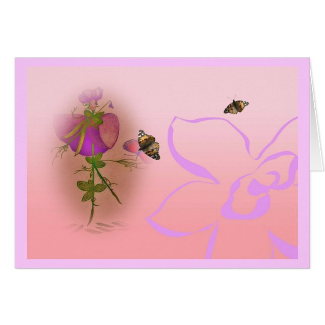 Guisante de olor del elve del Lathyrus (Anverso (Horizontal))
