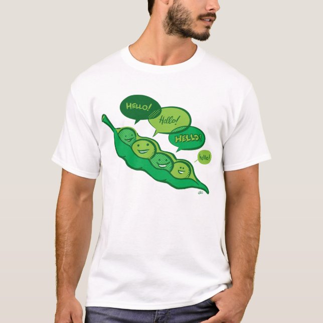 Guisantes en una camisa de la vaina (hola) (Anverso)
