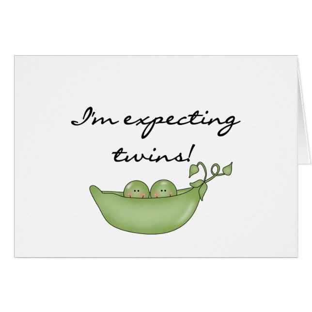 Guisantes gemelos en una vaina (Anverso (Horizontal))