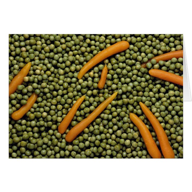 Guisantes verdes y zanahorias (Anverso (Horizontal))
