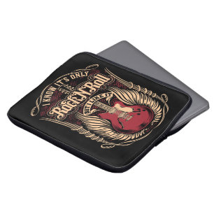 Guitar con funda para portátil Rock y Roll