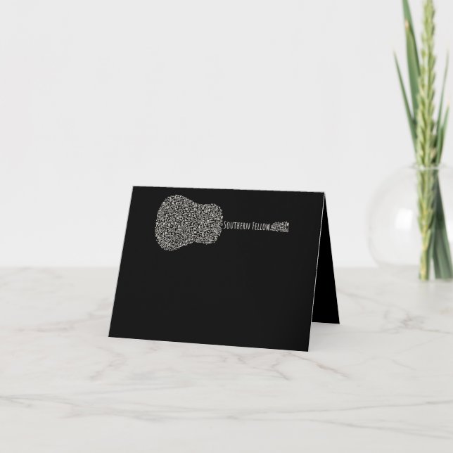 Guitar Lover | Regalo de notas de guitarra (Anverso)