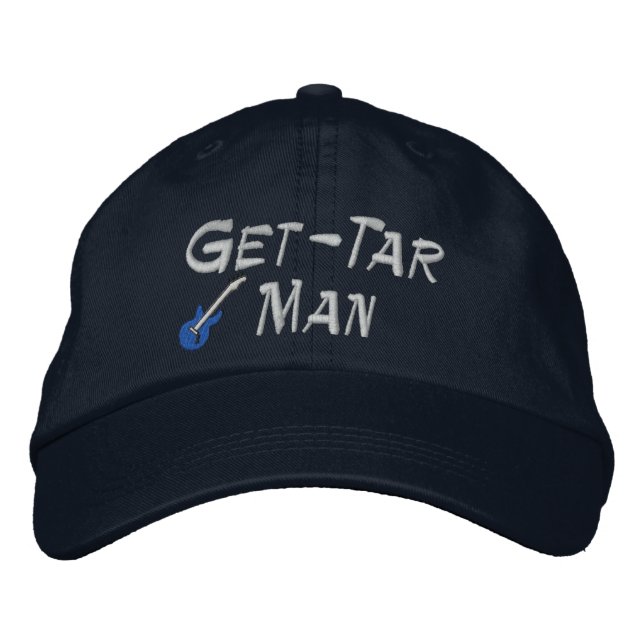 Guitar Man Embroidered Gorra (Anverso)