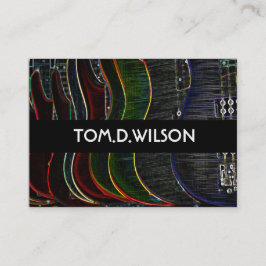 Guitar tarjeta de visita