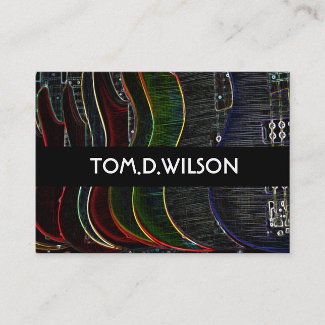 Guitar tarjeta de visita (Anverso)