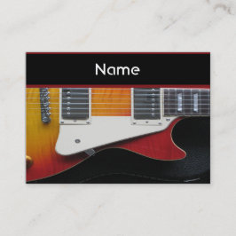 Guitar tarjeta de visita