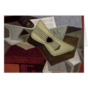 Guitar y Newspaper, 1925