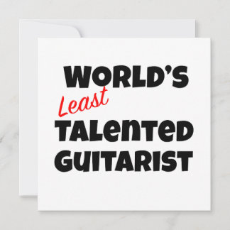 Guitarista menos talentoso del mundo