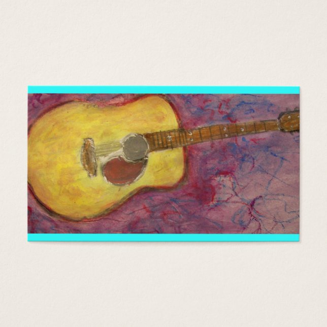 guitarra acústica pátina amarilla (Frente)