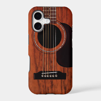 Guitarra acústica superior de caoba
