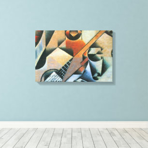 Guitarra (Banjo) y gafas, Juan Gris, Arte Antiguo
