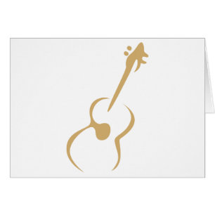 Guitarra clásica en estilo del dibujo del