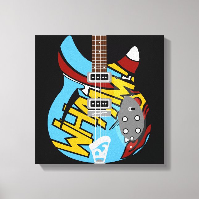 Guitarra de arte Mod Pop (Anverso)