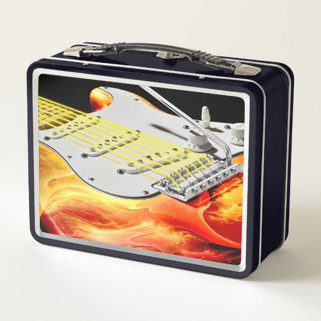 Guitarra Eléctrica Art 2 Lunch Box (Reverso)