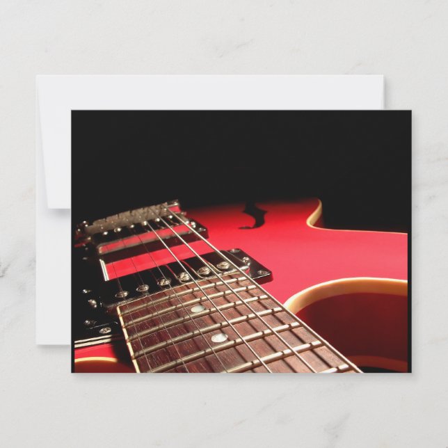Guitarra Eléctrica Roja (Anverso)