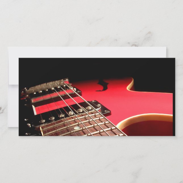 Guitarra Eléctrica Roja (Anverso)