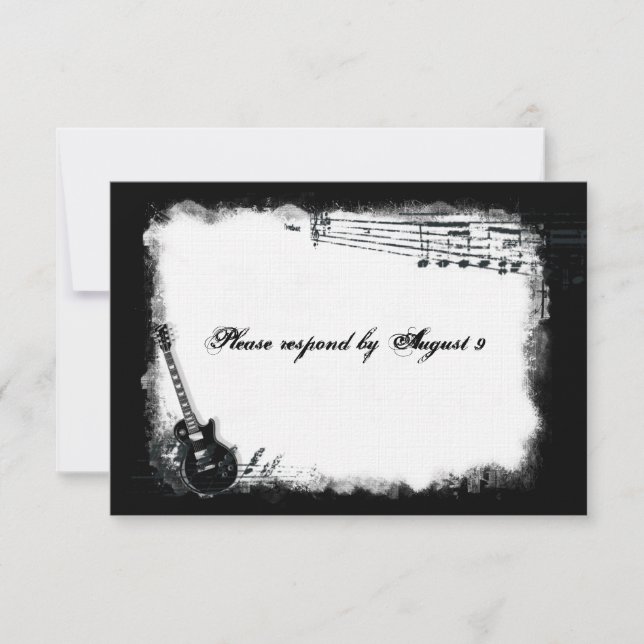 Guitarra eléctrica rough Music rsvp con sobres (Anverso)