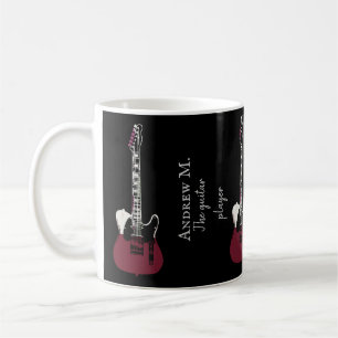 Guitarra eléctrica / taza de café guitarrista