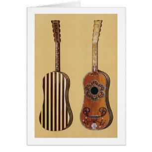 Guitarra embutida con nacarado, de 'Musical
