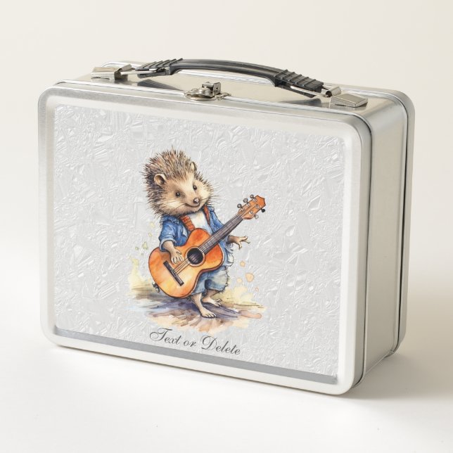Guitarra Hedgehog Caja Metalizado de almuerzo (Anverso)